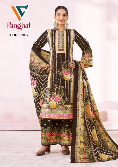 Vandana panghat vol-7 cotton dress material low price online wholesale